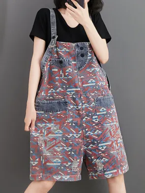 Gatina Details Romper Overall Dungarees