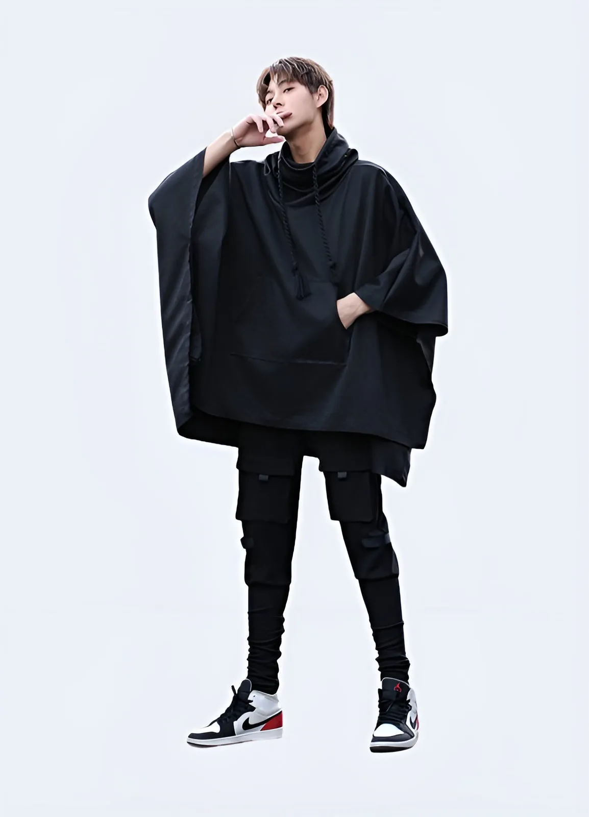 High Collar Poncho