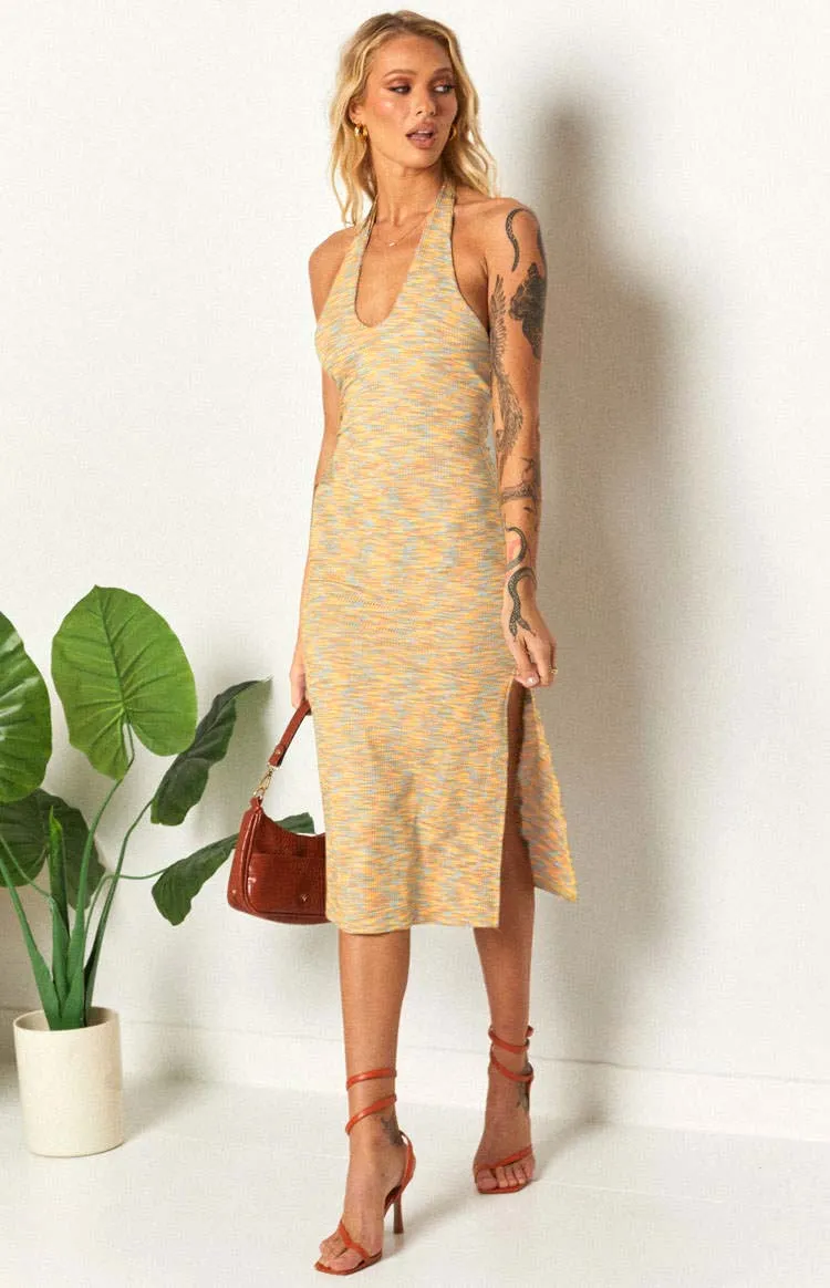 Indi Spacedye Midi Dress Multi