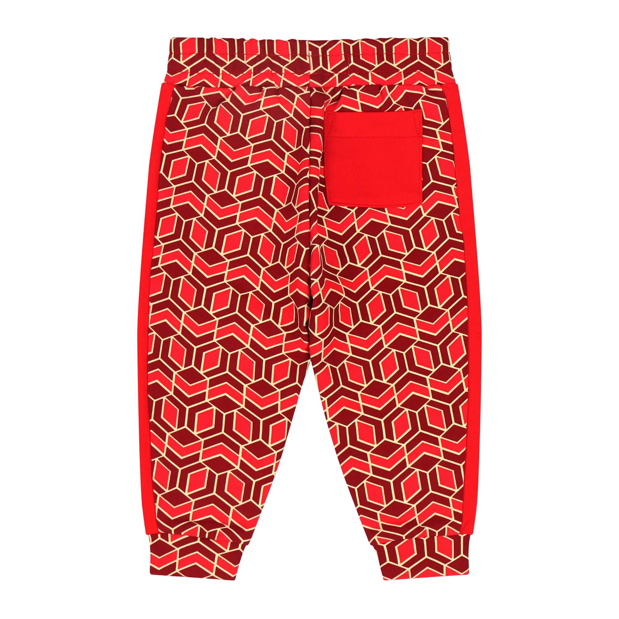 Infant Crewneck Sweatshirt and Jogger Pants Set - Red Multicolor