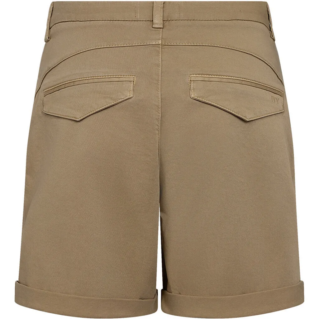 IVY-Karmey Chino Shorts - Khaki