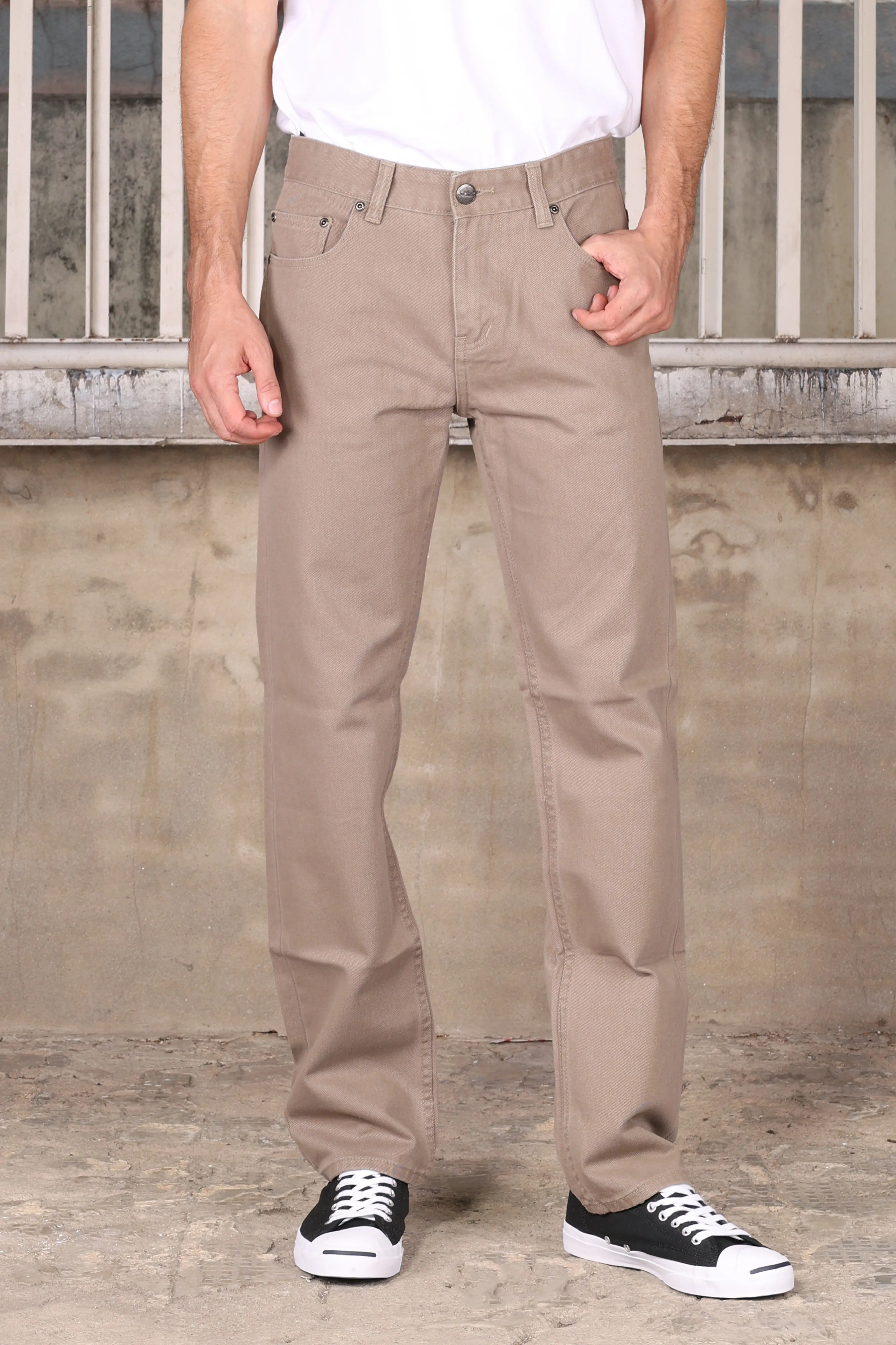 Jack Russel - Men Chino - Klassik J-1191/GY Straight Fit Grey