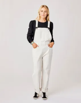 Jason Railroad Stripe Overall: Birch Stripe - FINAL SALE