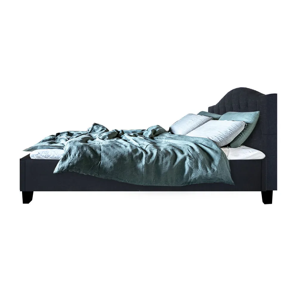 Jervis Queen Bed Frame Charcoal