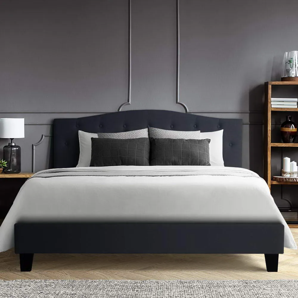 Jervis Queen Bed Frame Charcoal