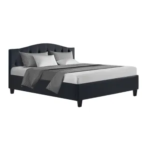 Jervis Queen Bed Frame Charcoal