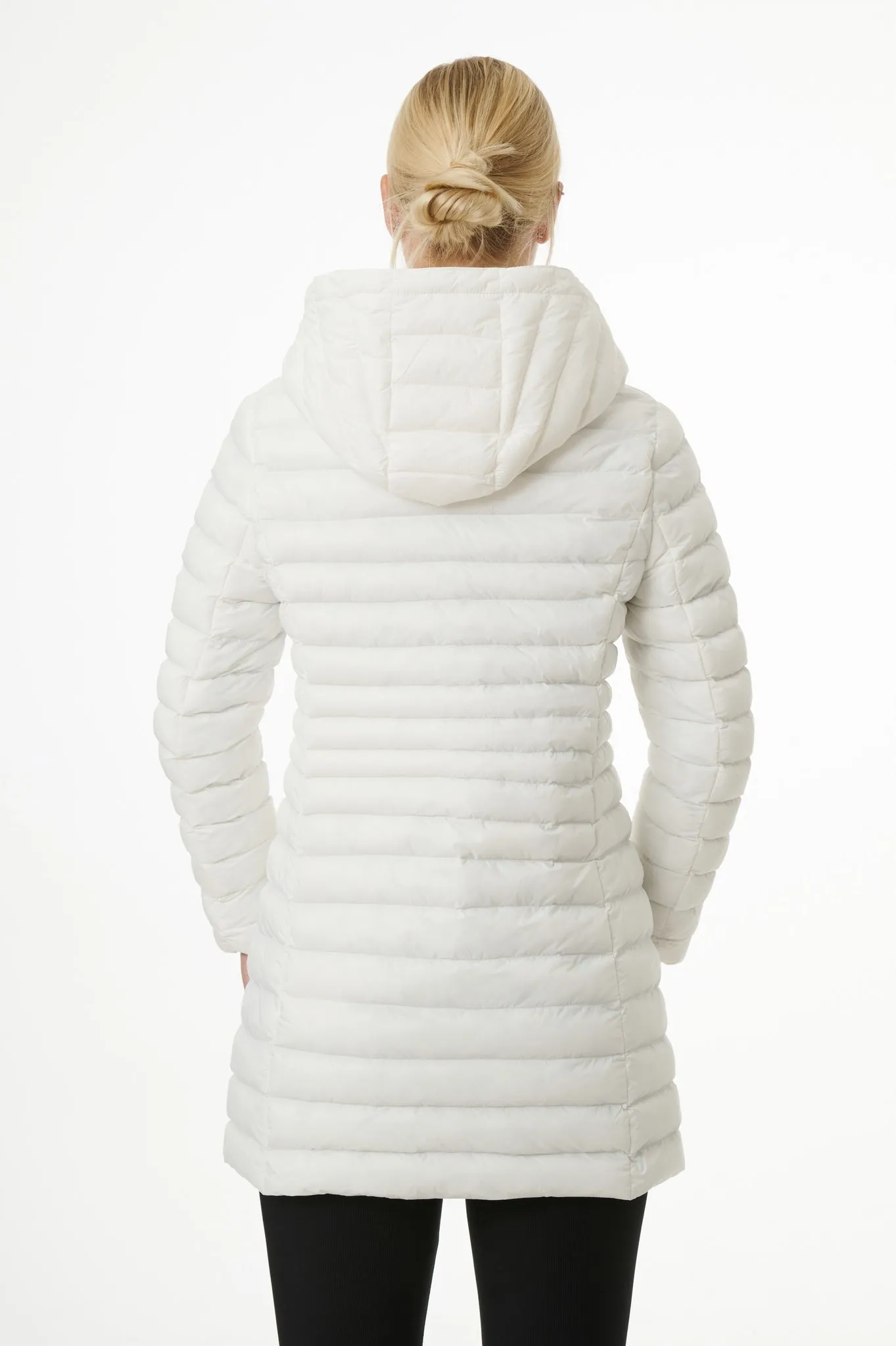 Julie Vegan Down Coat | White