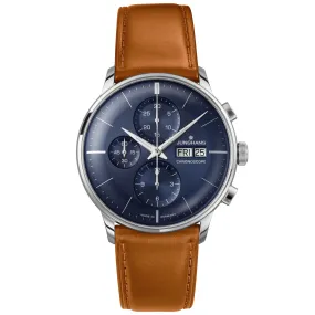 Junghans Meister Chronoscope Men's Brown Watch 27/4526.03