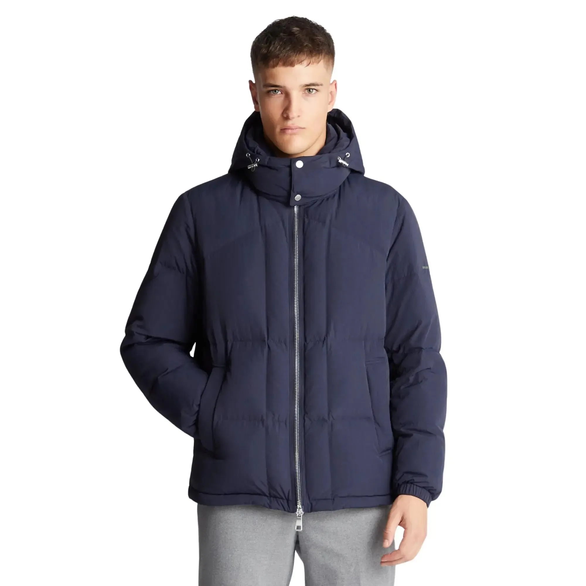 Kai Navy Down Filled Padded Jacket