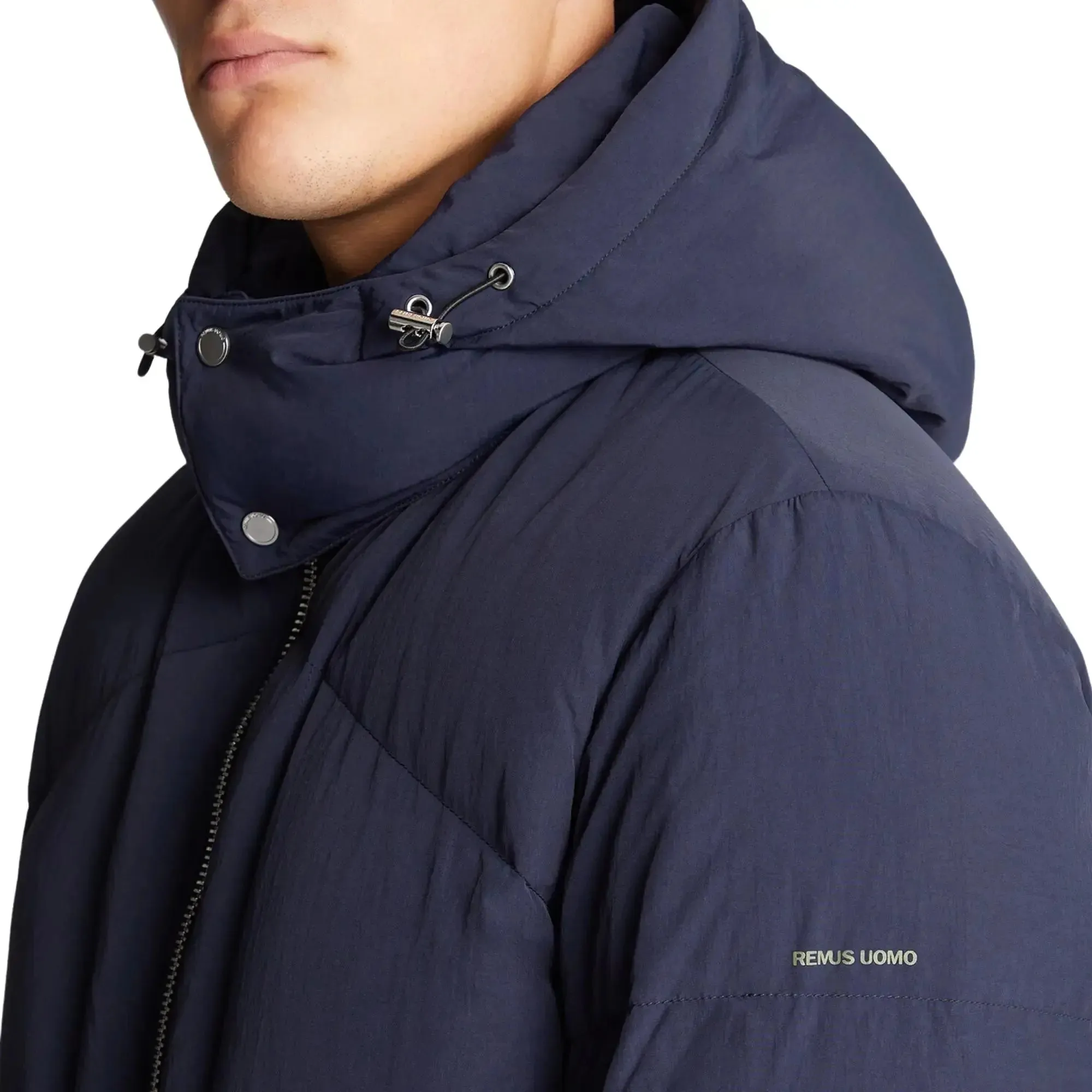 Kai Navy Down Filled Padded Jacket