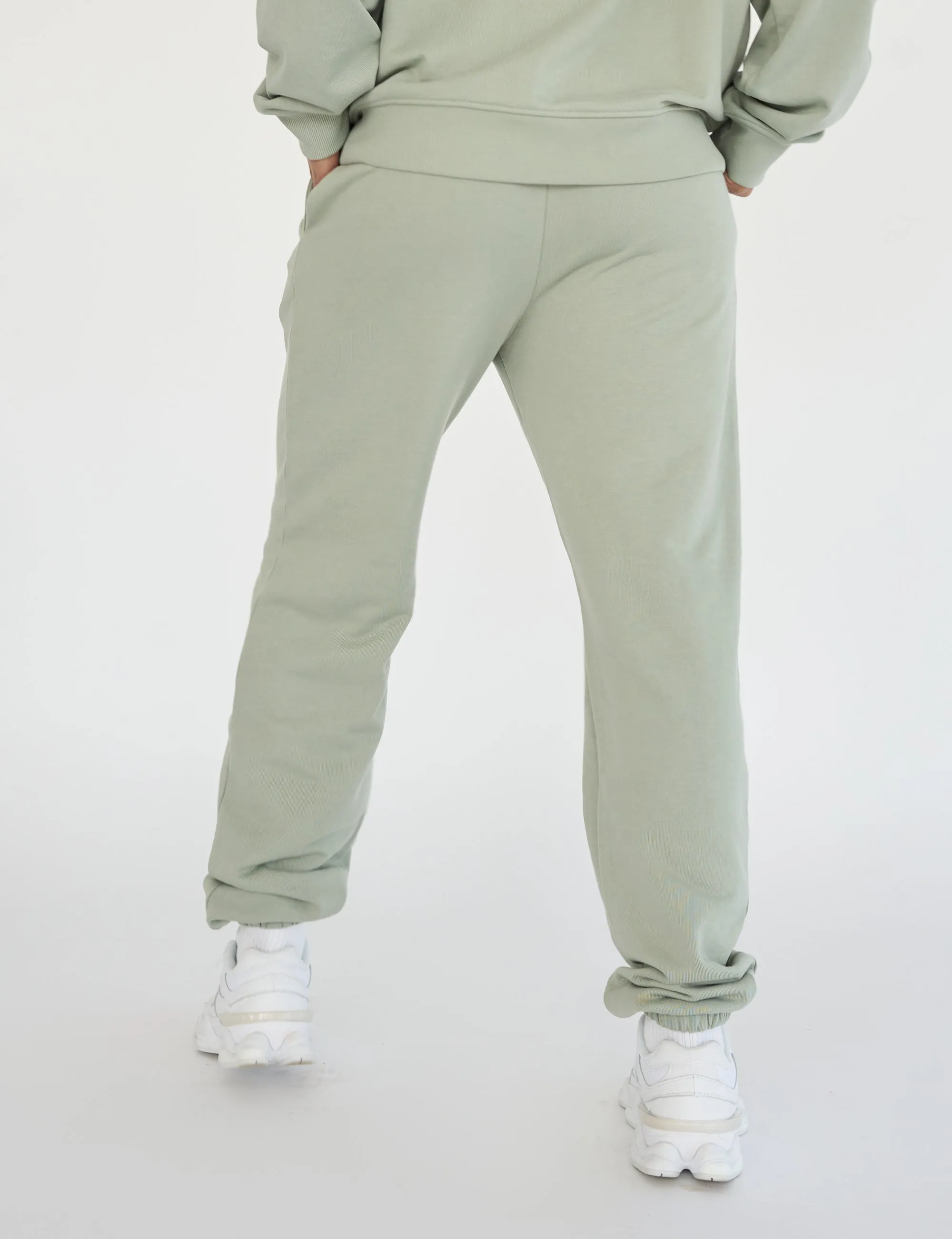 Kaiia Design Bubble Logo Cuffed Joggers Sage Green