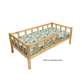 Kapai Olive Toddler Bed with Railing