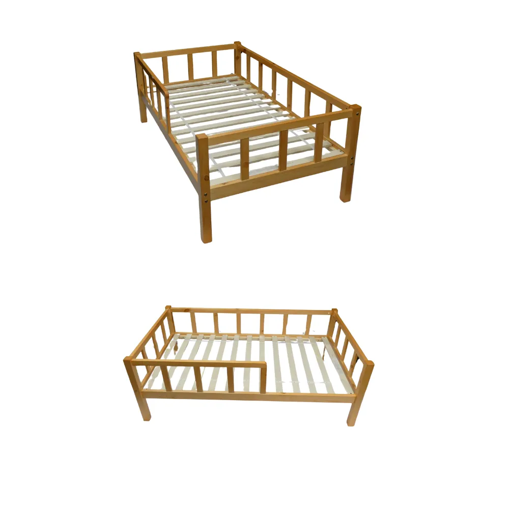 Kapai Olive Toddler Bed with Railing