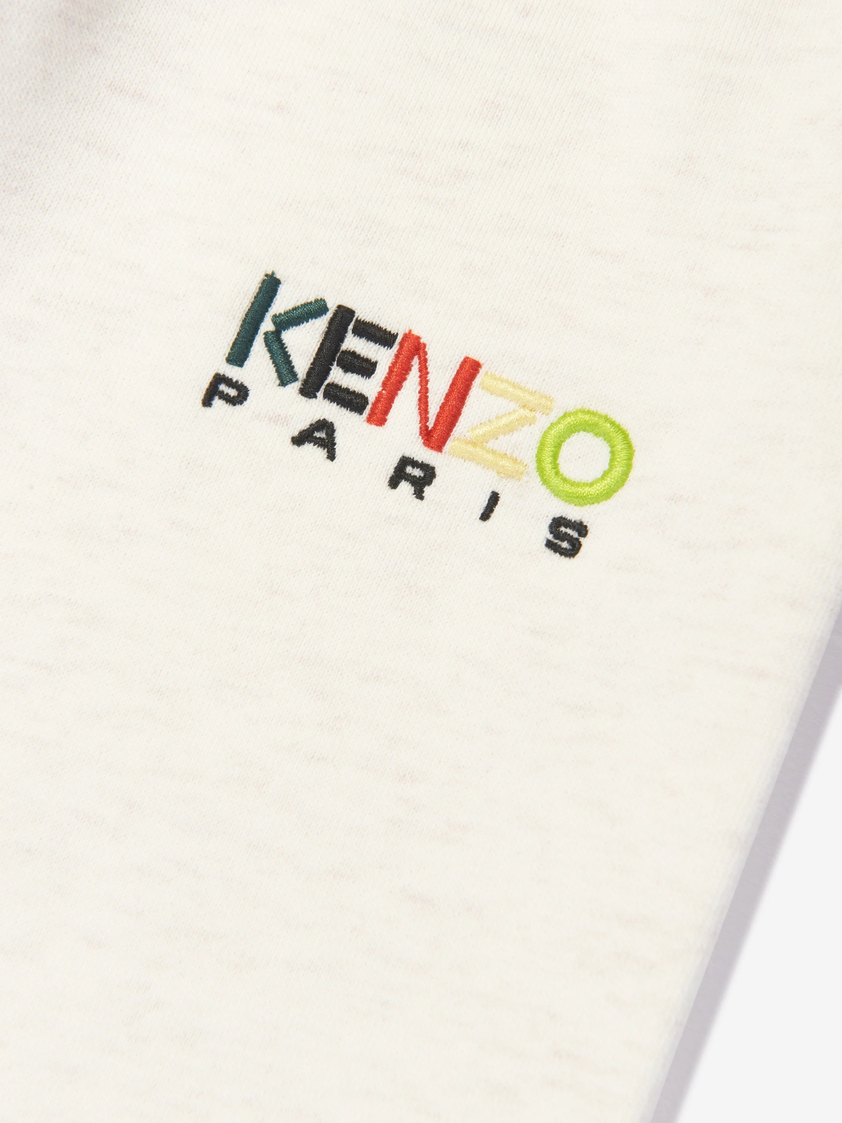 KENZO Boys Logo Joggers in Beige