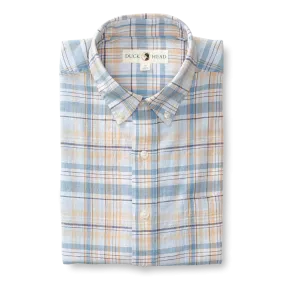 Kinston Plaid Linen Cotton Oxford Sport Shirt