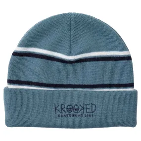 Krooked - Eyes Cuff Beanie Blue