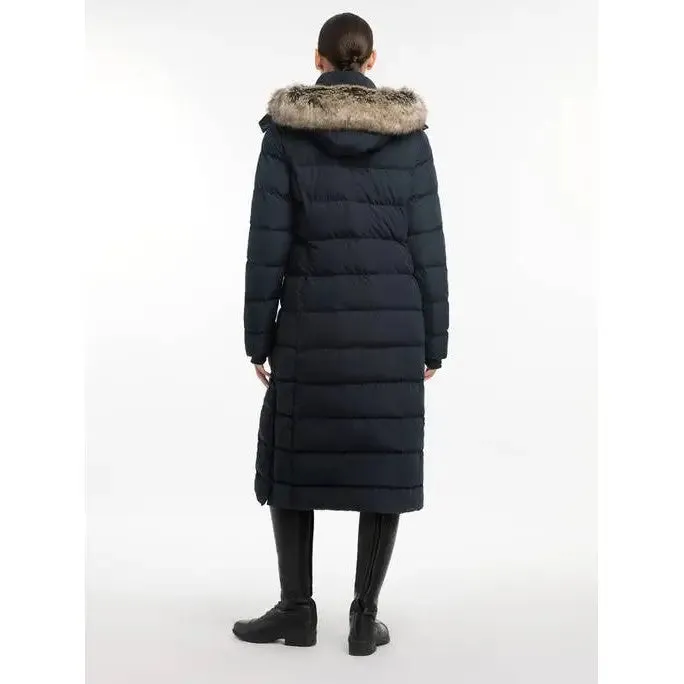 Lemieux Harper Longline Puffer Coat Navy