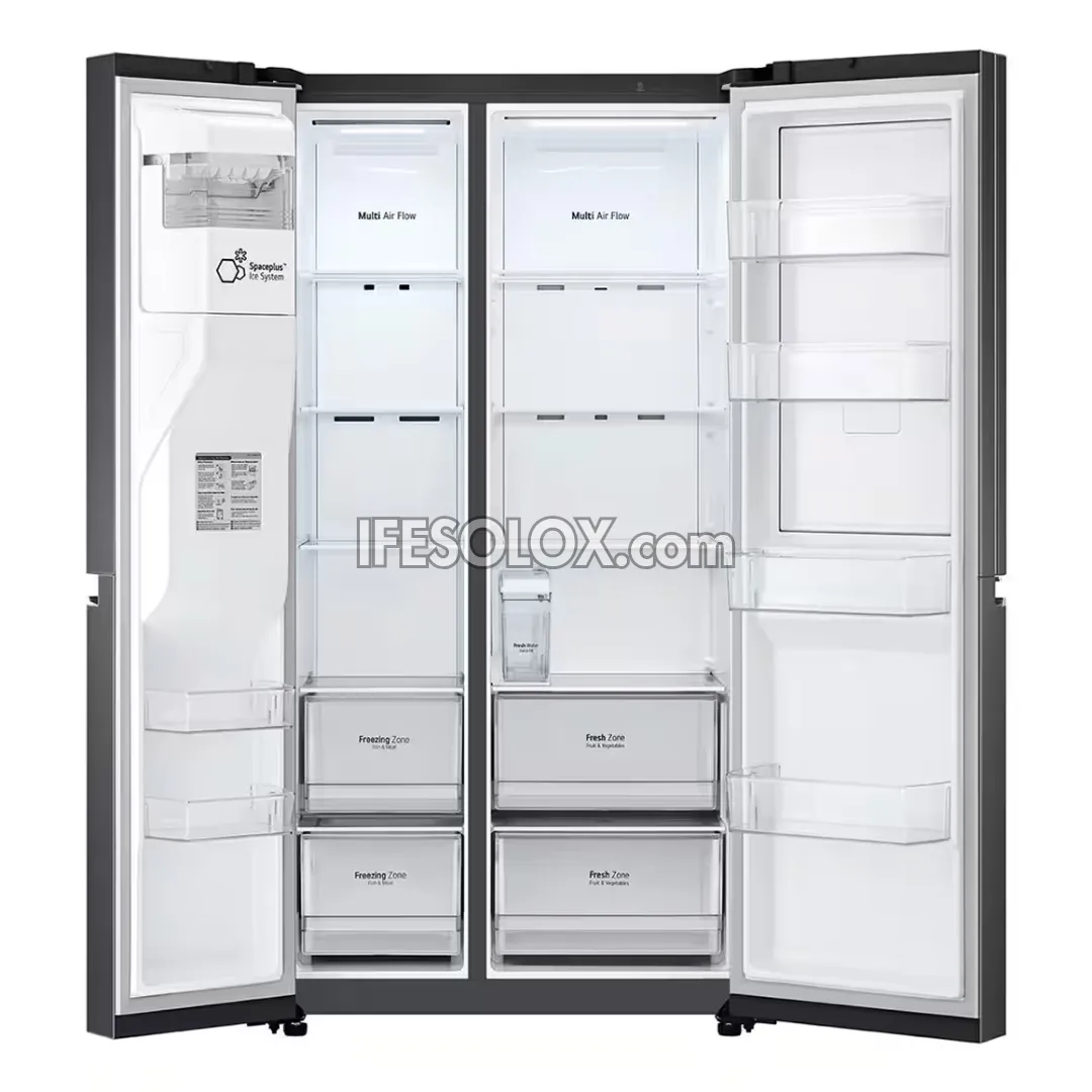 LG GC-J257SLRS 674L Smart Inverter Door in Door, Side By Side Refrigerator with Water Dispenser, WiFi & AI - Brand New