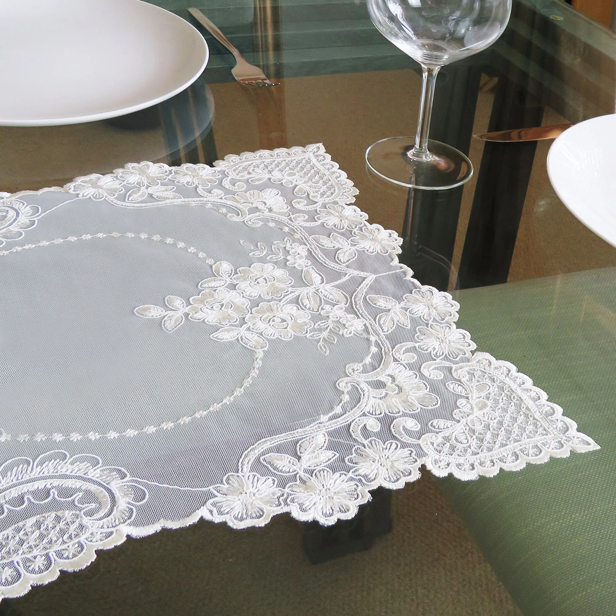 Louisa Lace Decorative Table Runner