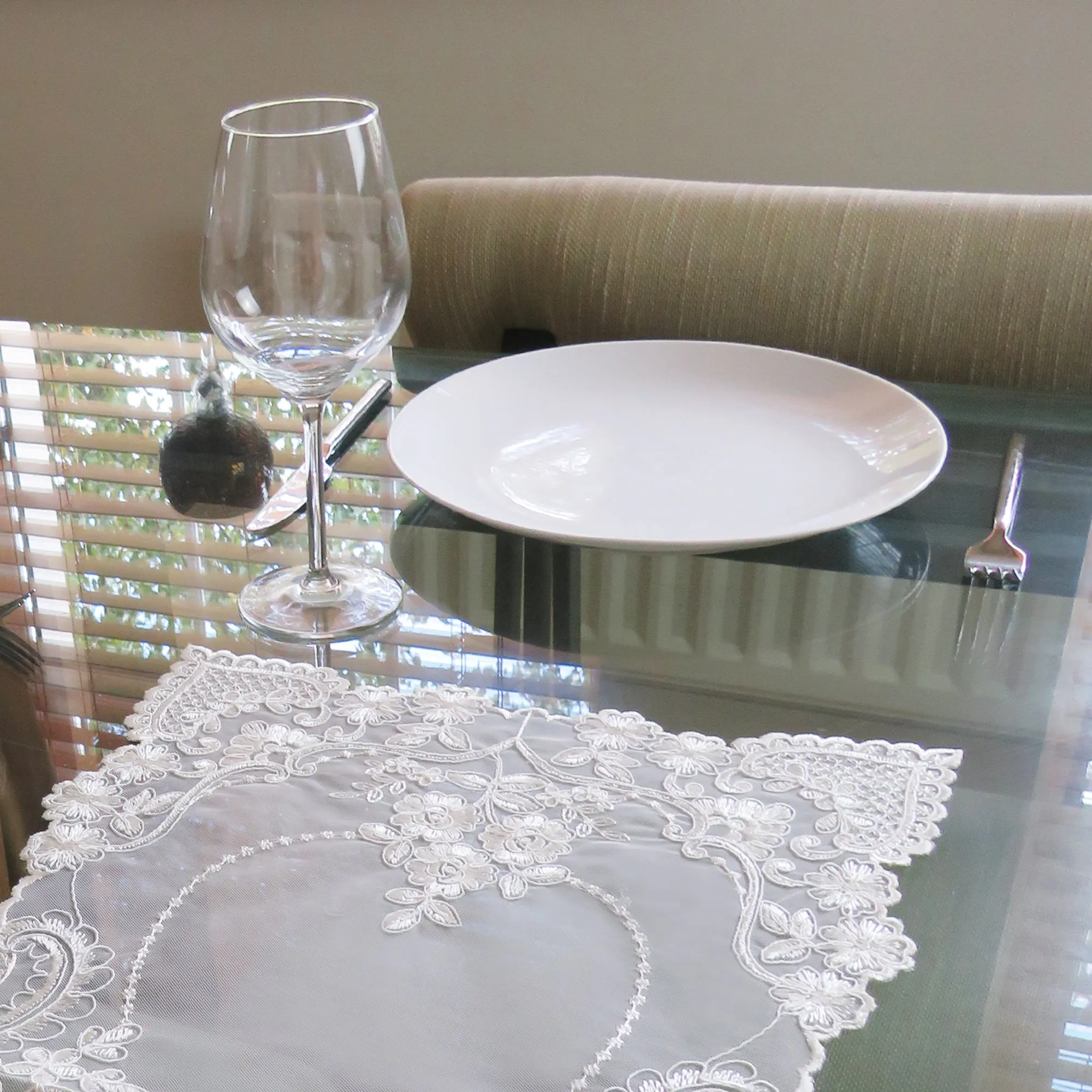 Louisa Lace Decorative Table Runner