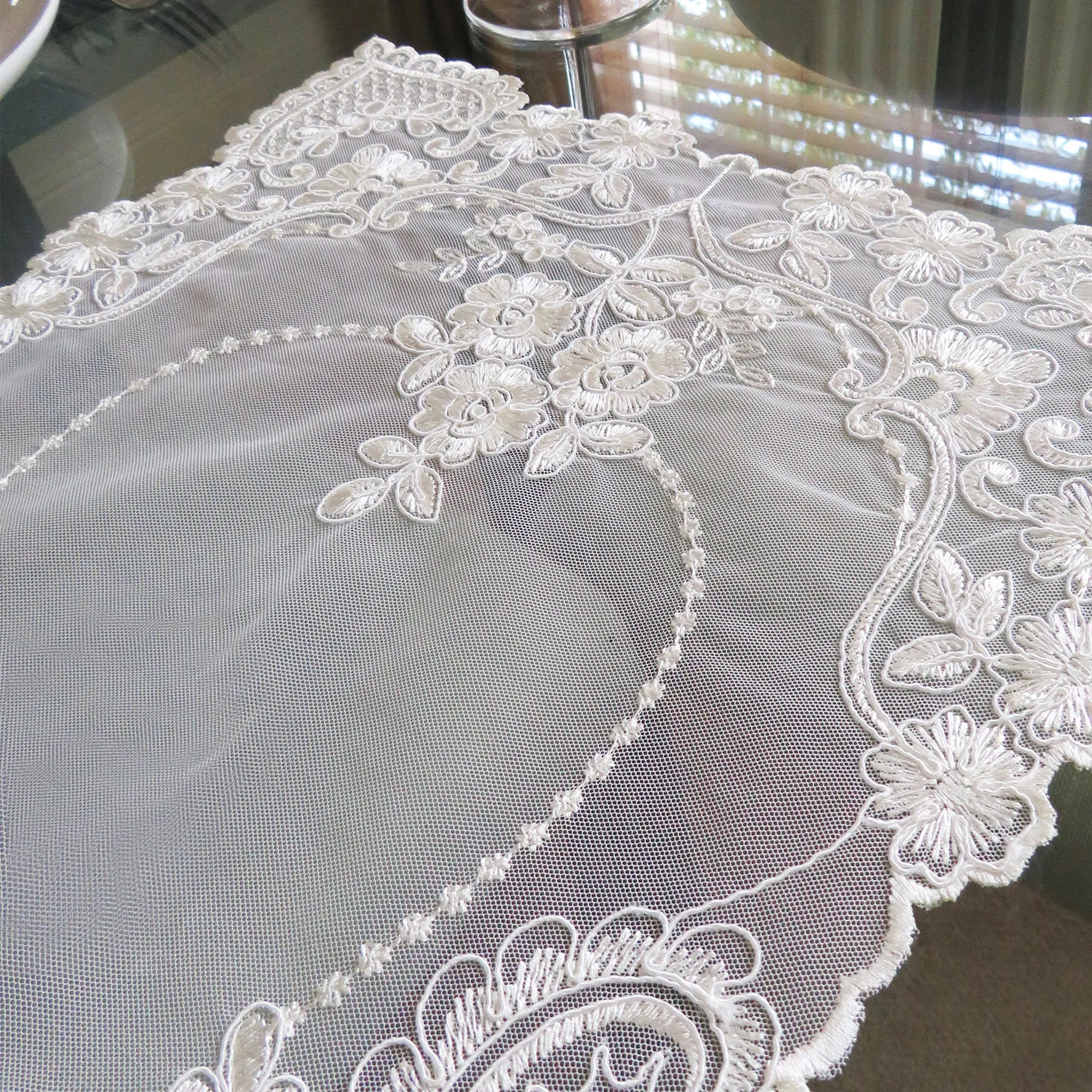 Louisa Lace Decorative Table Runner