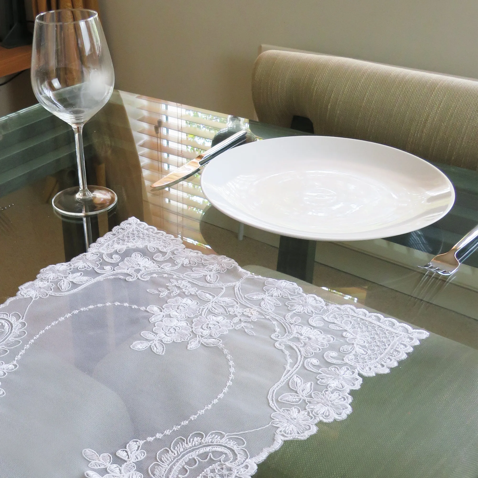 Louisa Lace Decorative Table Runner