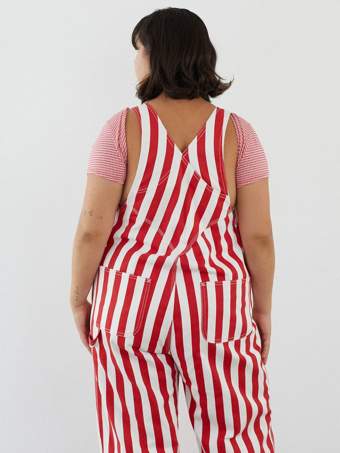 Lucy Overall - Pomodoro Stripe