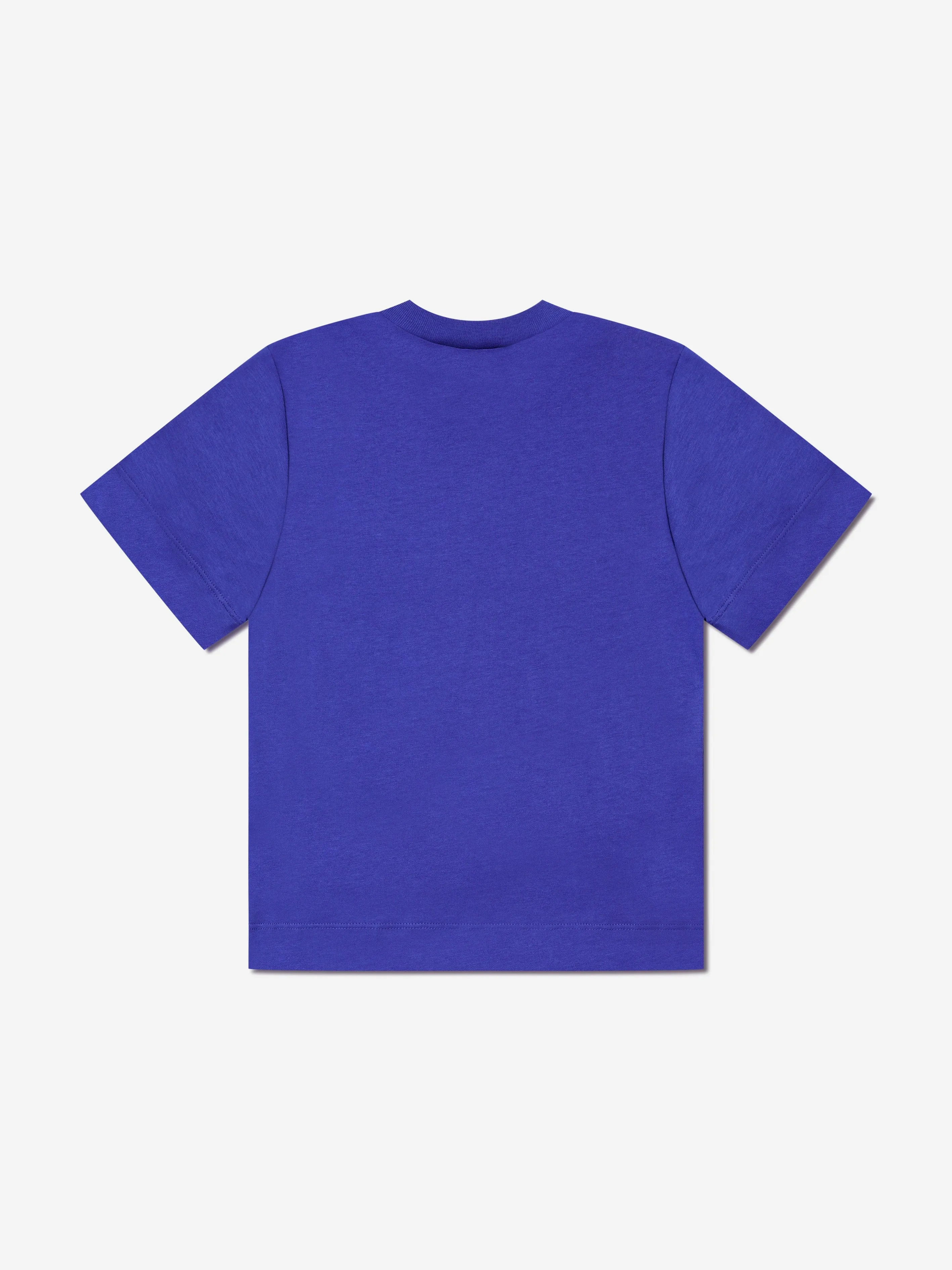 MARNI Kids Logo Print T-Shirt in Blue