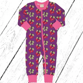 Maxomorra Overall Rompersuit ARCTIC BERRY