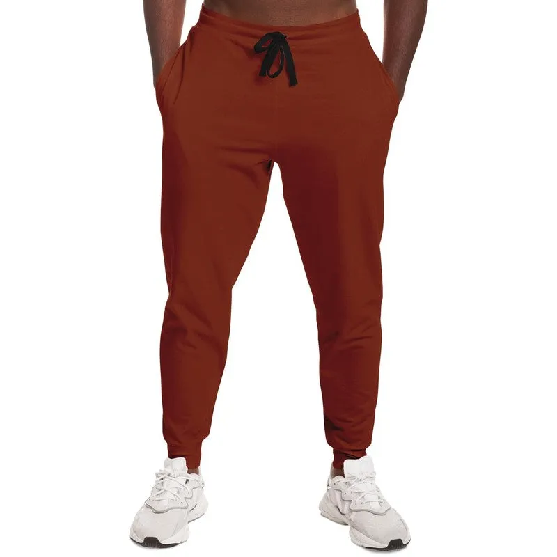 Medium Dark Midtone Red Joggers | Unisex | with PLUS sizes | C0M80Y80K60