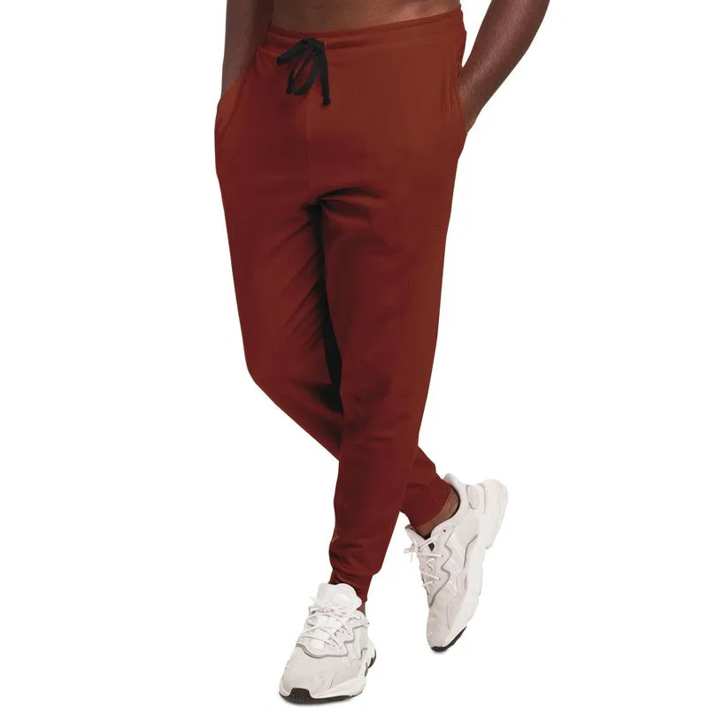 Medium Dark Midtone Red Joggers | Unisex | with PLUS sizes | C0M80Y80K60