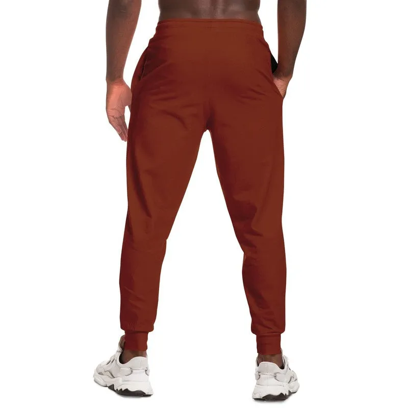 Medium Dark Midtone Red Joggers | Unisex | with PLUS sizes | C0M80Y80K60