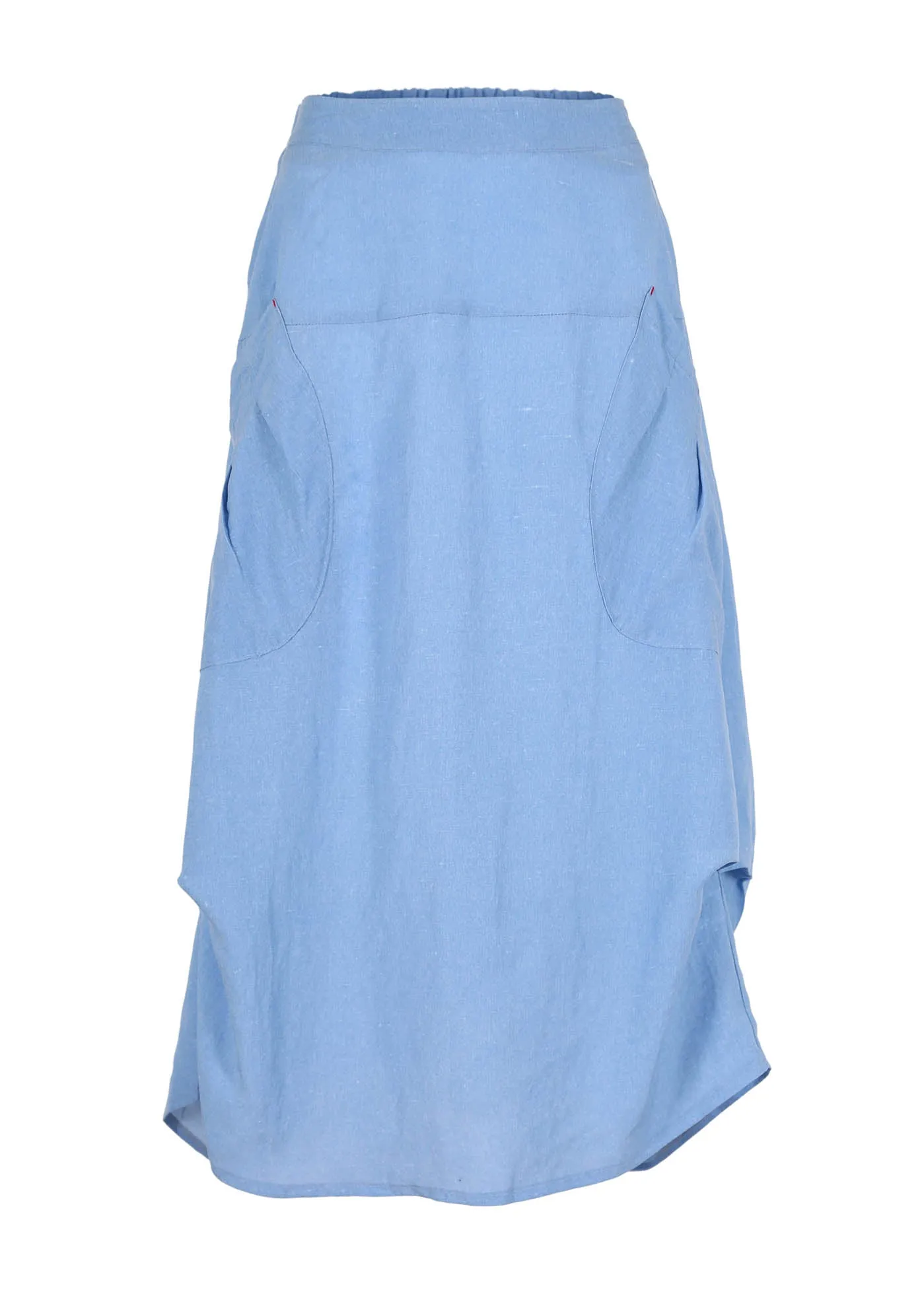 Milwaukee Luminary Skirt Arctic Blue in Linen Blend