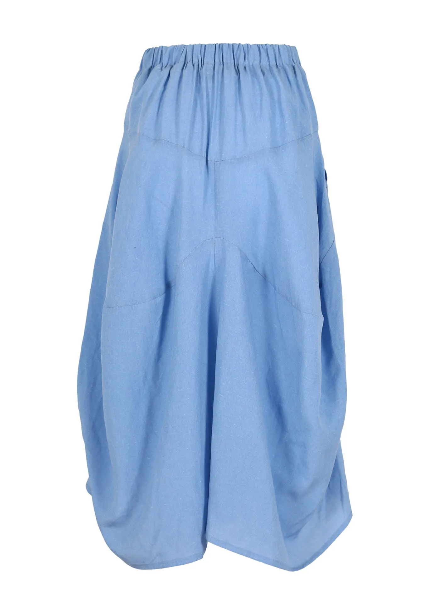 Milwaukee Luminary Skirt Arctic Blue in Linen Blend