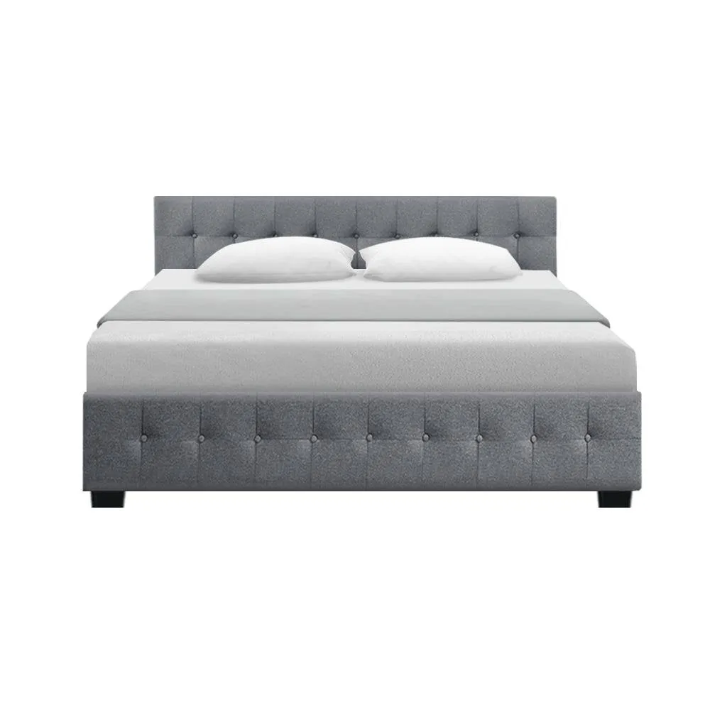 Mindil Storage King Bed Frame Grey