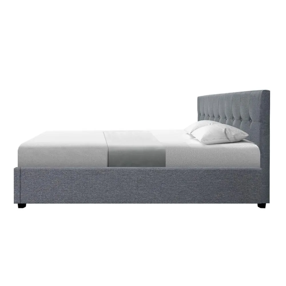 Mindil Storage King Bed Frame Grey