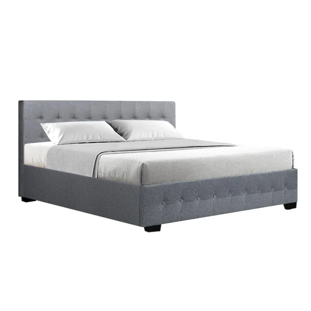 Mindil Storage King Bed Frame Grey