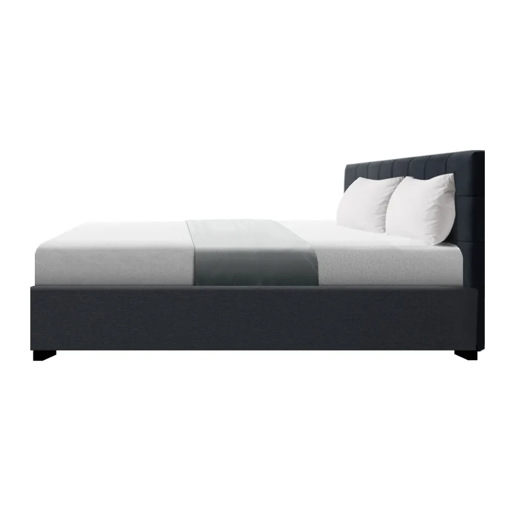 Mindil Storage Queen Bed Frame Charcoal