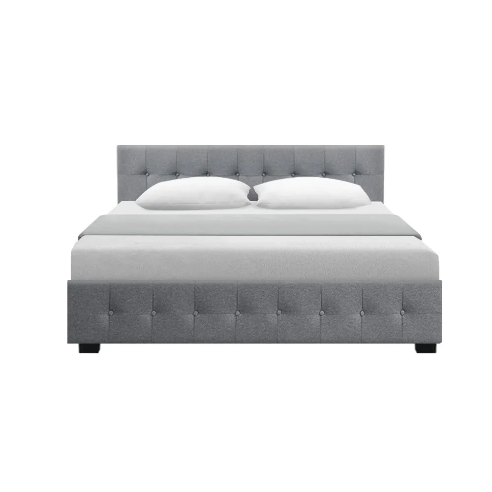 Mindil Storage Queen Bed Frame Grey