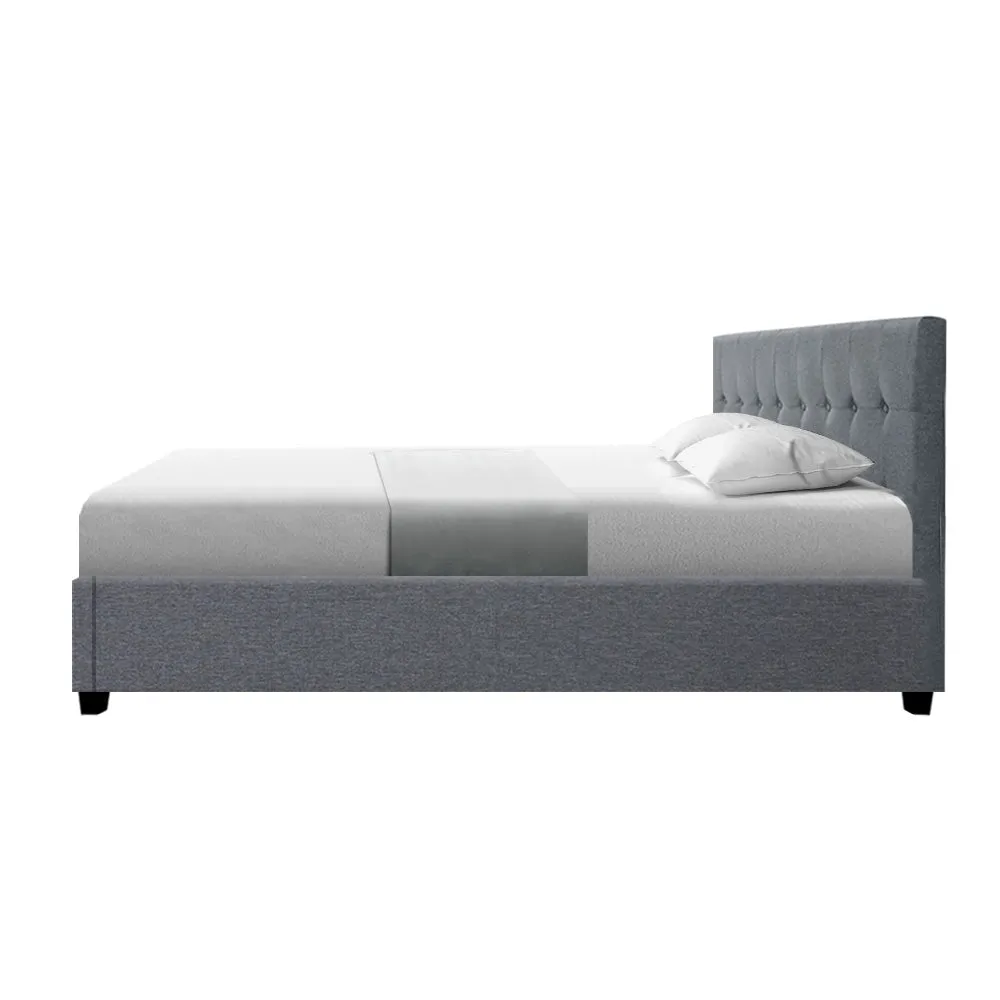 Mindil Storage Queen Bed Frame Grey