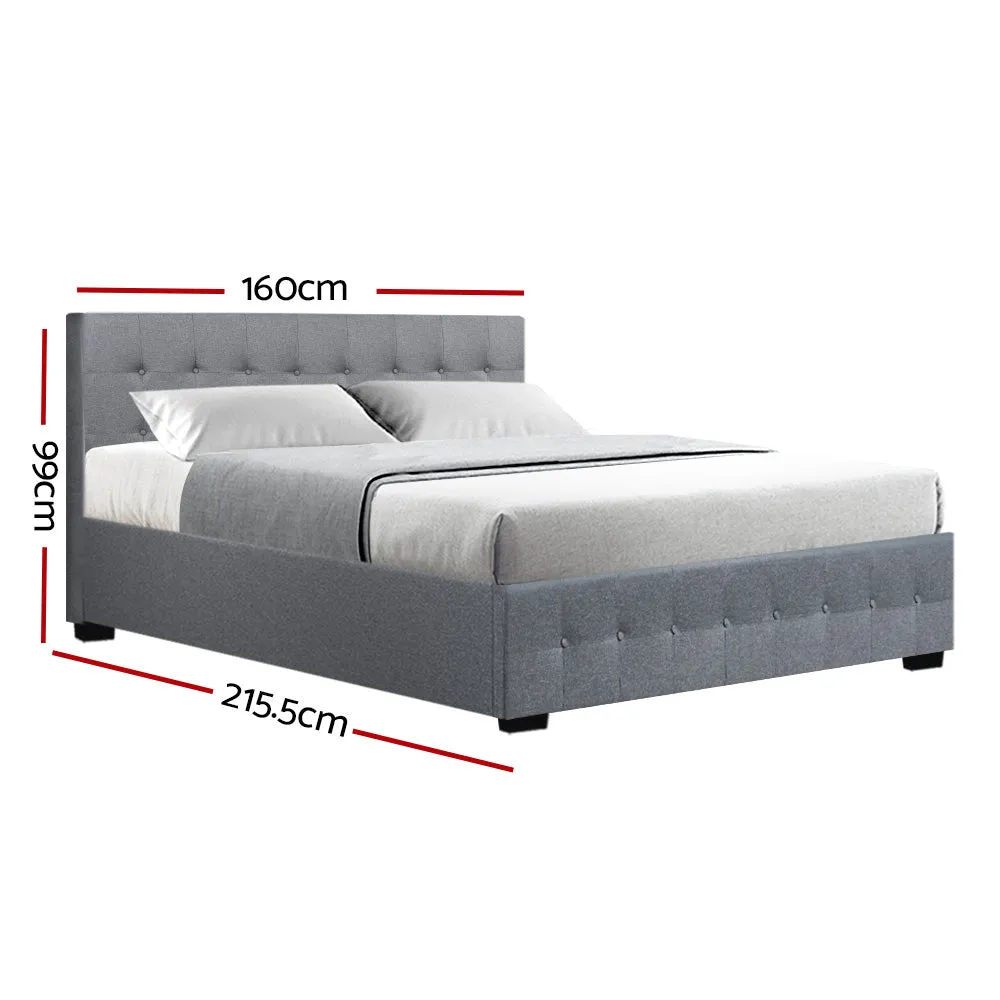 Mindil Storage Queen Bed Frame Grey