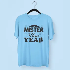 Mister New Year Round Neck Half Sleeve Classic T-Shirt