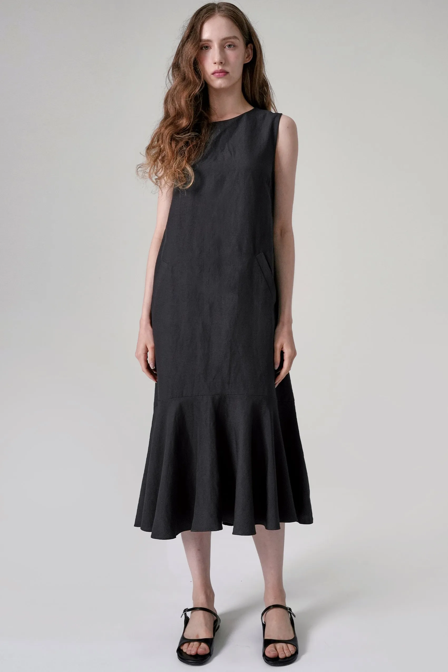 Mium Linen Maxi Dress