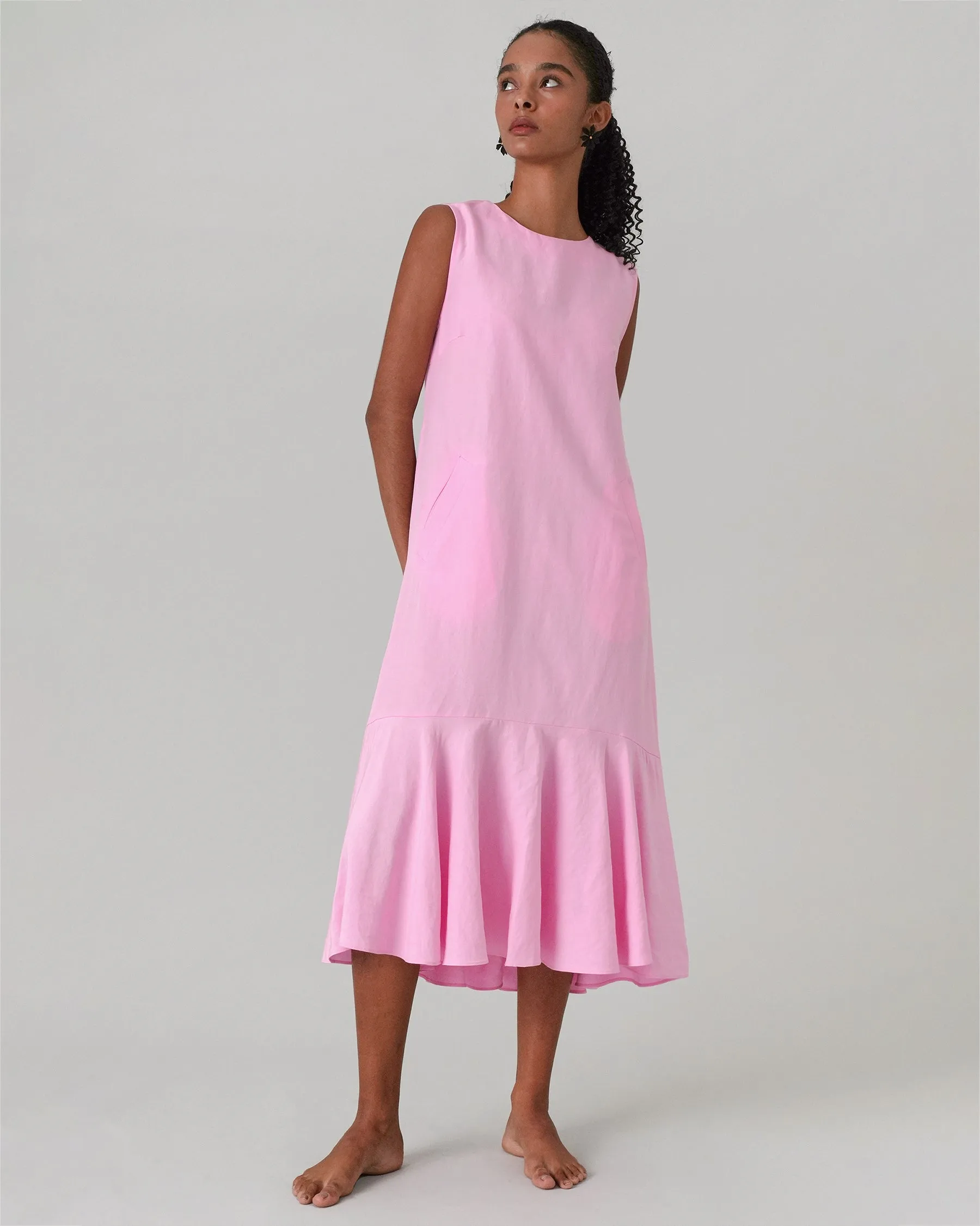 Mium Linen Maxi Dress