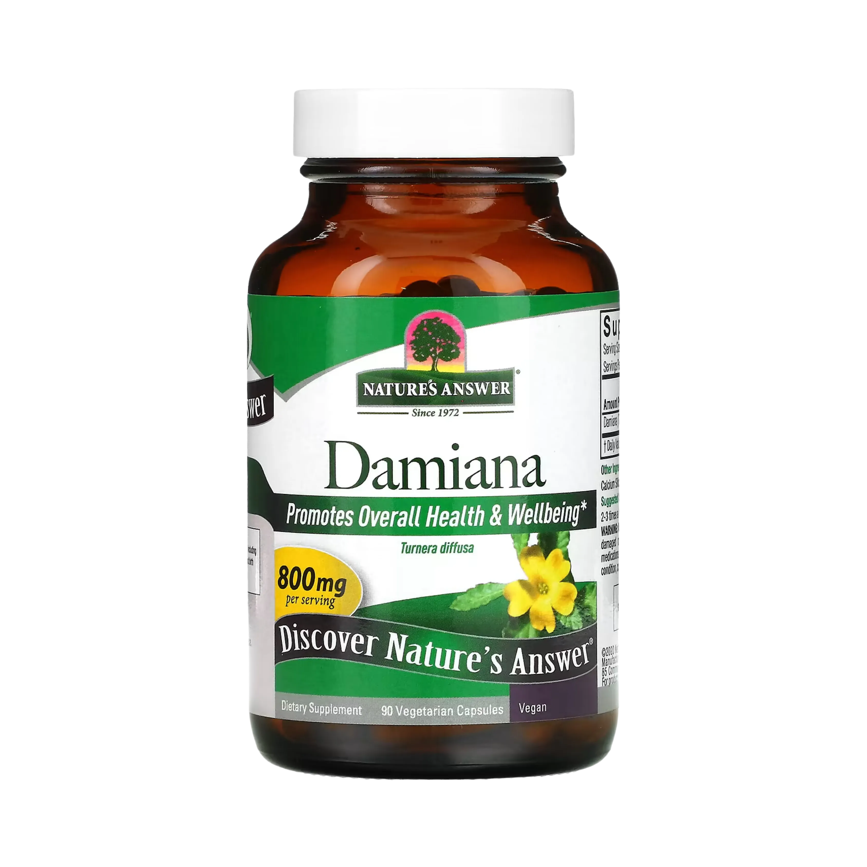 Nature’s Answer - Damiana, 90 Vegetarian Capsules