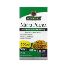 Nature’s Answer - Muira-Puama Bark, 90 Capsules