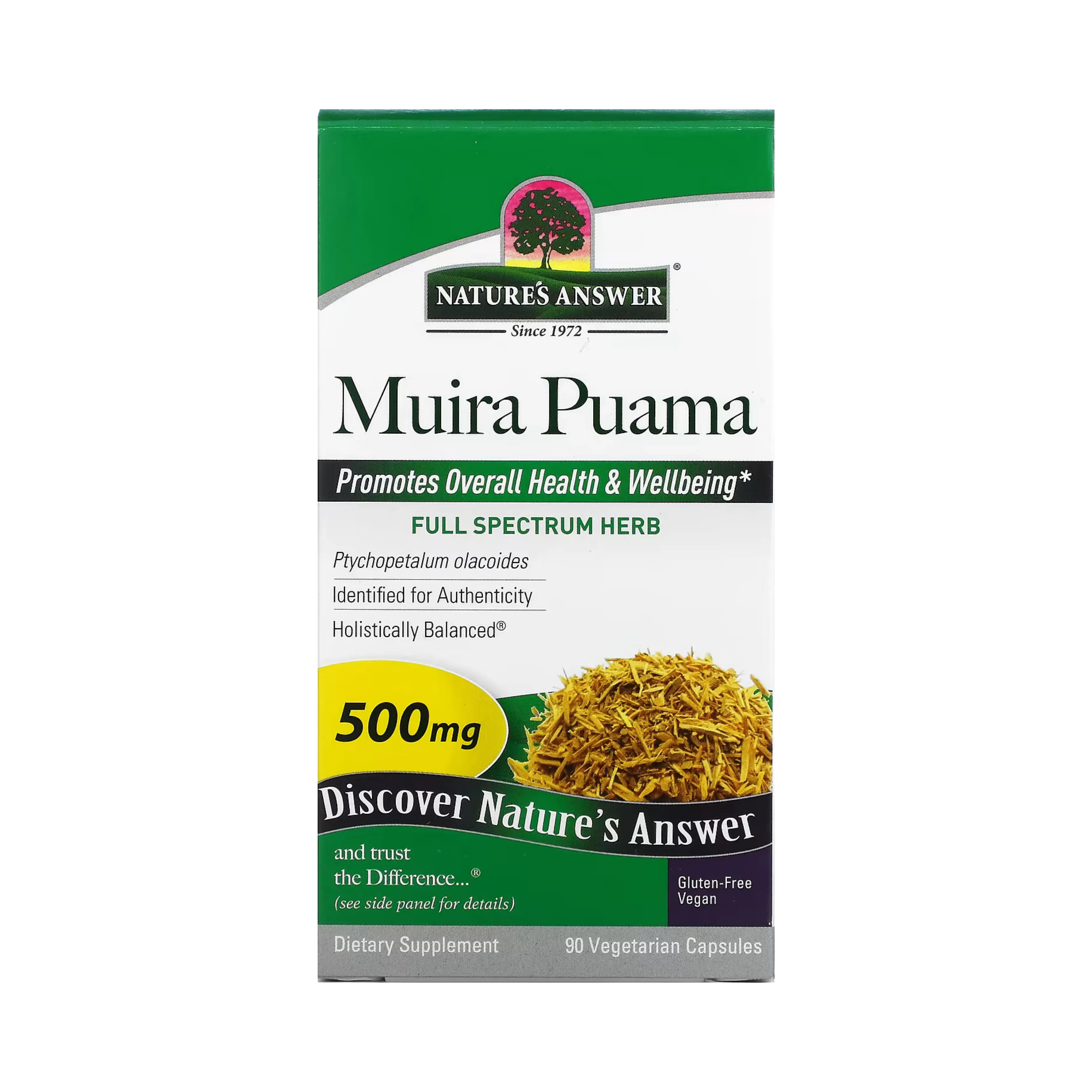 Nature’s Answer - Muira-Puama Bark, 90 Capsules