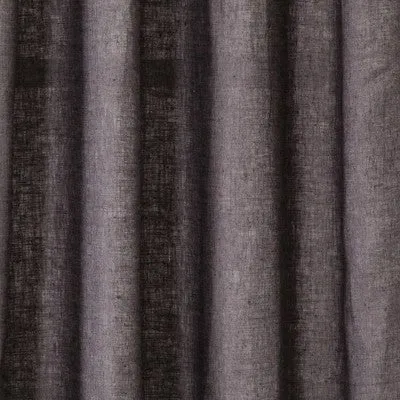 New - 1pc 54"x95" Light Filtering Linen Window Curtain Panel Brown/Dark Gray - Threshold