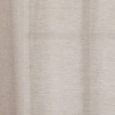 New - 95"x54" Light Filtering Linen Curtain Panel Natural - Threshold