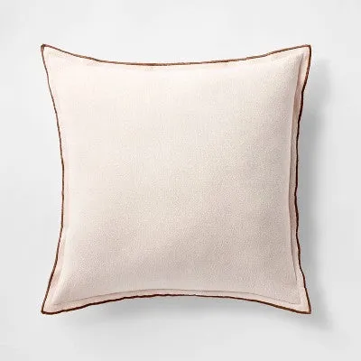 New - Oversized Linen Square Throw Pillow - Threshold designed with Studio McGee